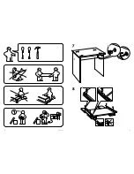 Предварительный просмотр 2 страницы IKEA FLÄRKE COMPUTER DESK 32X22" Instructions