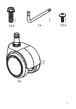 Предварительный просмотр 3 страницы IKEA FLINTAN Assembly Manual