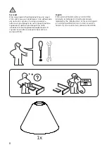 Предварительный просмотр 8 страницы IKEA FLUGBO B1911F Manual