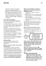 Предварительный просмотр 17 страницы IKEA FOLKLIG Instruction Manual