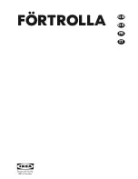 Предварительный просмотр 1 страницы IKEA FORTROLLA Manual