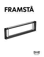 IKEA FRAMSTA Instructions Manual preview