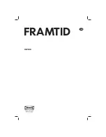 IKEA FRAMTID HW280 User Manual предпросмотр