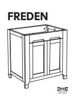 IKEA FREDEN Instructions Manual предпросмотр