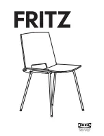 Предварительный просмотр 1 страницы IKEA FRITZ CHAIR Instructions Manual