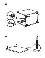 Предварительный просмотр 9 страницы IKEA GALANT DRAWER UNIT/CASTERS 18X25" Instructions Manual