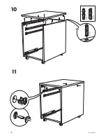 Предварительный просмотр 10 страницы IKEA GALANT DRAWER UNIT/CASTERS 18X25" Instructions Manual