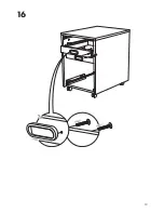 Предварительный просмотр 13 страницы IKEA GALANT DRAWER UNIT/CASTERS 18X25" Instructions Manual