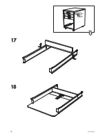 Предварительный просмотр 14 страницы IKEA GALANT DRAWER UNIT/CASTERS 18X25" Instructions Manual