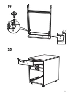 Предварительный просмотр 15 страницы IKEA GALANT DRAWER UNIT/CASTERS 18X25" Instructions Manual