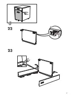 Предварительный просмотр 17 страницы IKEA GALANT DRAWER UNIT/CASTERS 18X25" Instructions Manual