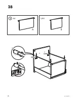 Предварительный просмотр 20 страницы IKEA GALANT DRAWER UNIT/CASTERS 18X25" Instructions Manual