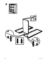 Предварительный просмотр 14 страницы IKEA GALANT FRAME 63" Assembly