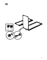 Предварительный просмотр 15 страницы IKEA GALANT FRAME 63" Assembly