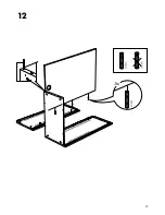 Предварительный просмотр 17 страницы IKEA GALANT FRAME 63" Assembly