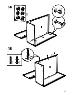 Предварительный просмотр 19 страницы IKEA GALANT FRAME 63" Assembly