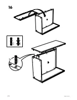 Предварительный просмотр 20 страницы IKEA GALANT FRAME 63" Assembly