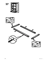 Предварительный просмотр 26 страницы IKEA GALANT FRAME 63" Assembly