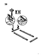 Предварительный просмотр 27 страницы IKEA GALANT FRAME 63" Assembly