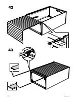 Предварительный просмотр 40 страницы IKEA GALANT FRAME 63" Assembly