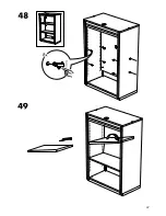 Предварительный просмотр 47 страницы IKEA GALANT FRAME 63" Assembly