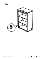 Предварительный просмотр 48 страницы IKEA GALANT FRAME 63" Assembly