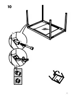 Предварительный просмотр 9 страницы IKEA GLIVARP Assembly Instructions Manual