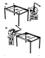 Предварительный просмотр 12 страницы IKEA GLIVARP Assembly Instructions Manual