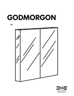 IKEA GODMORGON 100 Instructions Manual предпросмотр