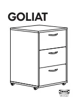 IKEA GOLIAT Instructions Manual предпросмотр