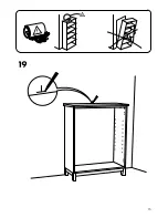 Предварительный просмотр 15 страницы IKEA GRANEMO CABINET 35 3/8X44 7/8" Instructions Manual