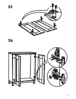 Предварительный просмотр 19 страницы IKEA GRANEMO CABINET 35 3/8X44 7/8" Instructions Manual