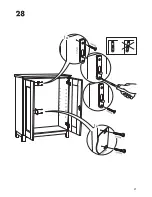 Предварительный просмотр 21 страницы IKEA GRANEMO CABINET 35 3/8X44 7/8" Instructions Manual