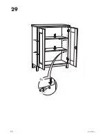 Предварительный просмотр 22 страницы IKEA GRANEMO CABINET 35 3/8X44 7/8" Instructions Manual