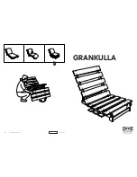 Предварительный просмотр 1 страницы IKEA GRANKULLA FUTON CHAIR FRAME 28X43X32" Instructions Manual