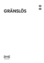 IKEA GRANSLOS Manual предпросмотр