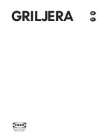 Предварительный просмотр 1 страницы IKEA GRILJERA Installation Instructions Manual