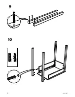 Предварительный просмотр 8 страницы IKEA GUSTAV LAPTOP TABLE Instructions Manual