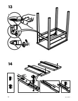 Предварительный просмотр 10 страницы IKEA GUSTAV LAPTOP TABLE Instructions Manual