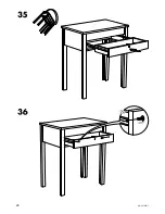 Предварительный просмотр 20 страницы IKEA GUSTAV LAPTOP TABLE Instructions Manual