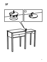 Предварительный просмотр 21 страницы IKEA GUSTAV LAPTOP TABLE Instructions Manual