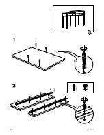 Предварительный просмотр 22 страницы IKEA GUSTAV LAPTOP TABLE Instructions Manual