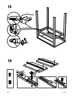 Предварительный просмотр 28 страницы IKEA GUSTAV LAPTOP TABLE Instructions Manual