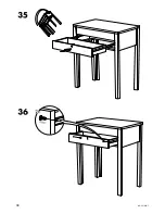 Предварительный просмотр 38 страницы IKEA GUSTAV LAPTOP TABLE Instructions Manual