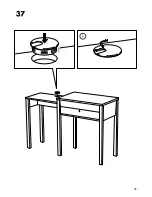 Предварительный просмотр 39 страницы IKEA GUSTAV LAPTOP TABLE Instructions Manual