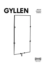 Предварительный просмотр 1 страницы IKEA GYLLEN AA-173212-3 Assembly Instructions Manual