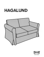 IKEA HAGALUND Instructions Manual предпросмотр