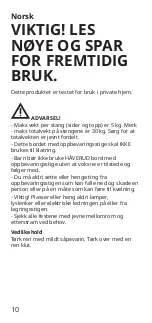 Preview for 10 page of IKEA HAVERUD Manual