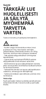 Предварительный просмотр 11 страницы IKEA HAVERUD Manual