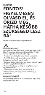 Предварительный просмотр 16 страницы IKEA HAVERUD Manual